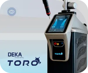 Laser de pico e nanossegundos para tatuagens e lesões pigmentadas.
