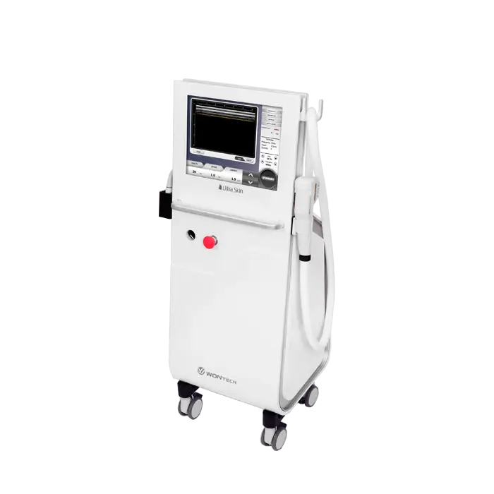 Equipamento UltraSkin R para tratamentos faciais e corporais com ultrassom